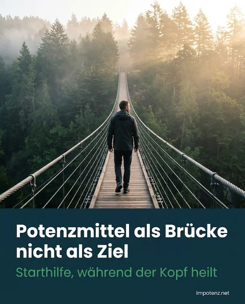 Potenzmittel als Brücke bei porno-induzierter erektiler Dysfunktion